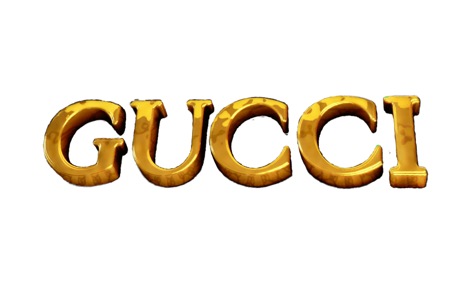 Gucci Gold Logo Free PNG Image