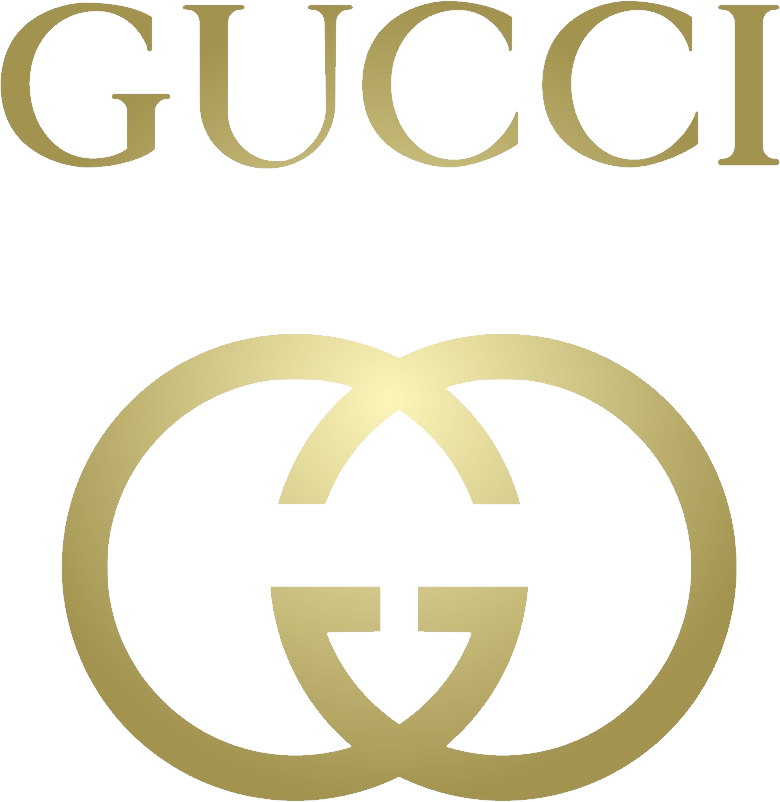 Gucci Emas Logo PNG Gambar berkualitas tinggi