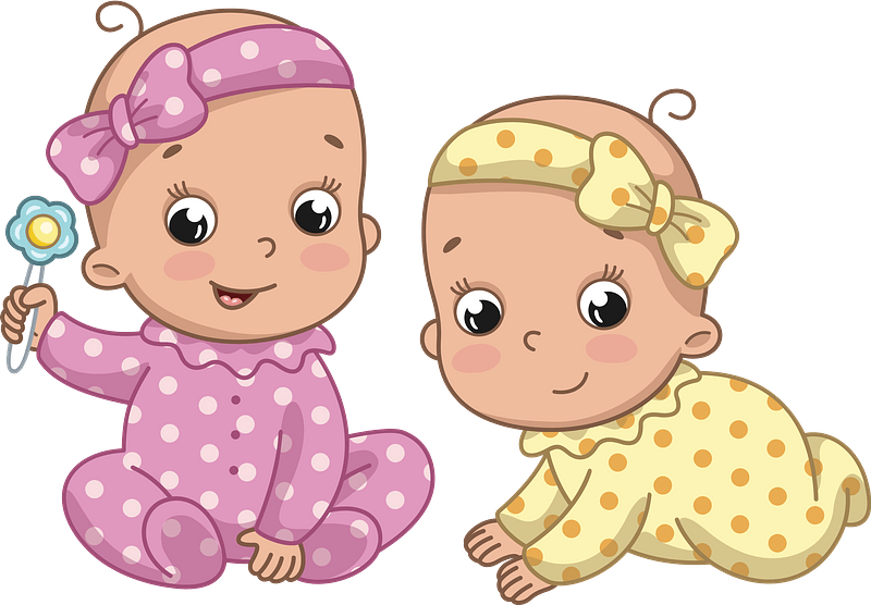 Happy Baby Girl PNG Image