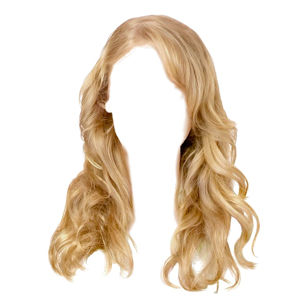 Long Hairs Blonde PNG Image