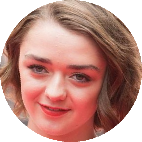Maisie Williams Smiling PNG High-Quality Image