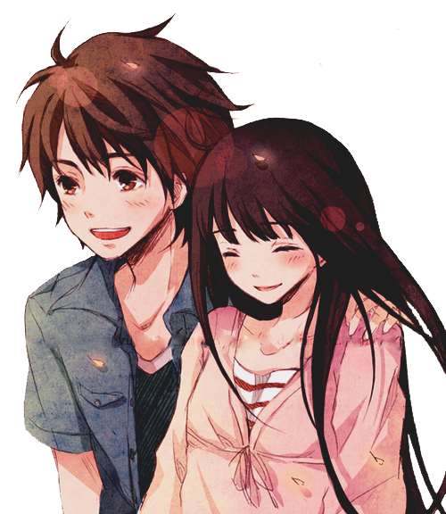 Manga Anime Couple PNG Photo