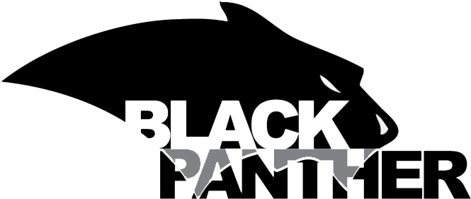 Marvel Black Panther Logo PNG Высококачественное изображение