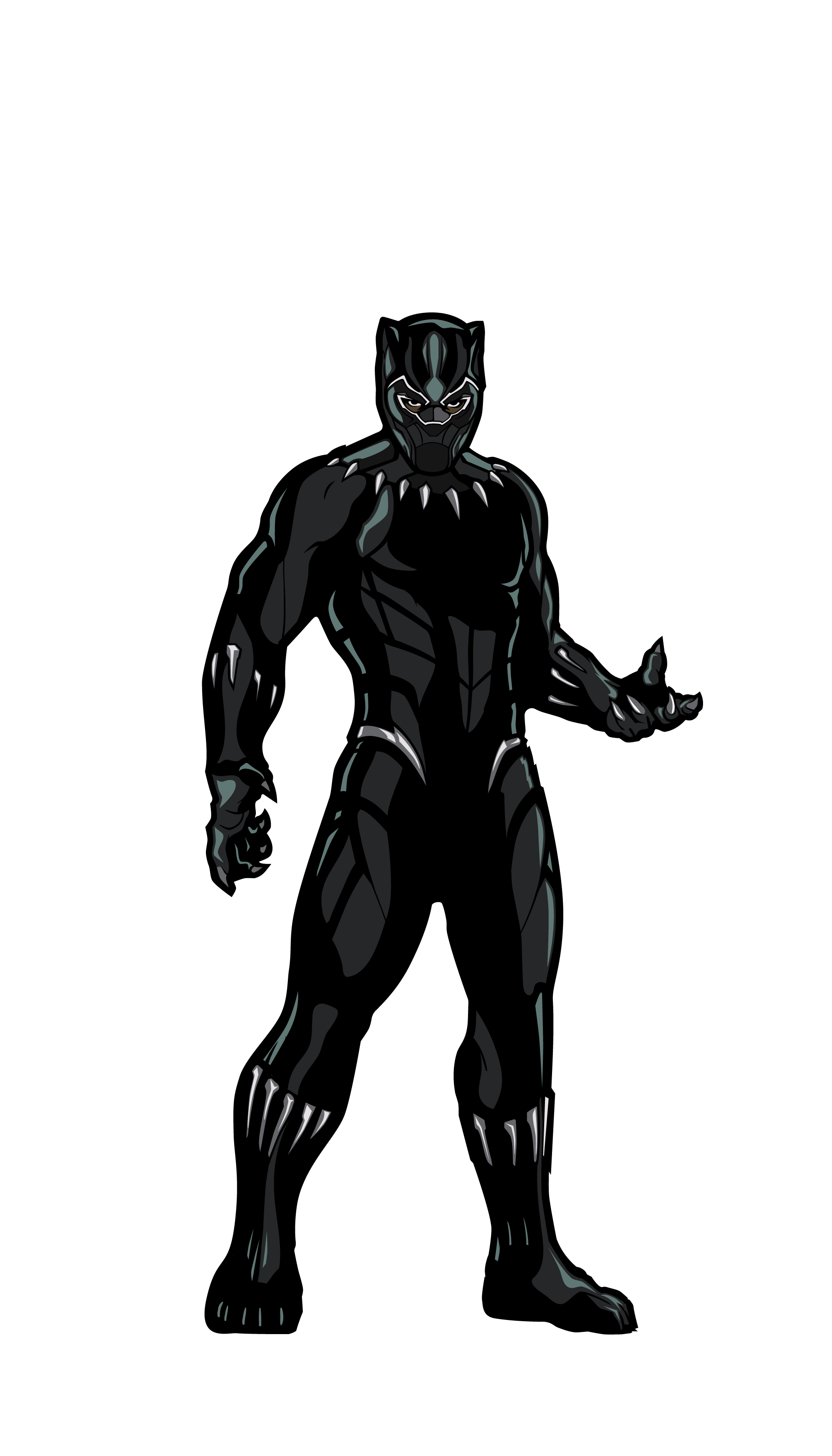 Image Marvel Black Panther PNG de haute qualité