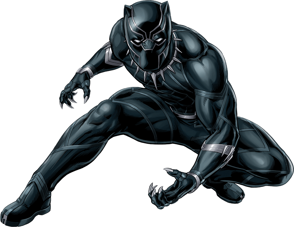 Marvel Black Panther PNG изображения фон
