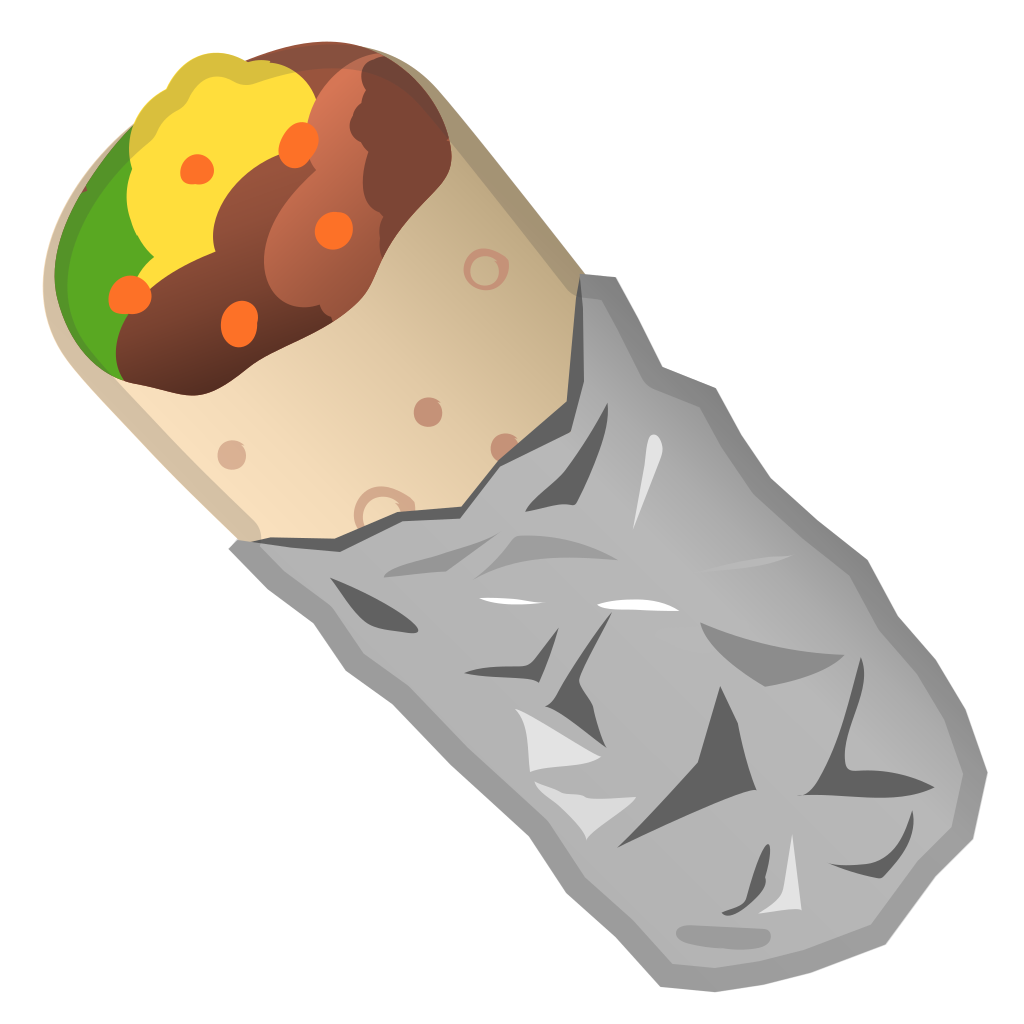 Mexikanischer Burrito-PNG-Bildhintergrund