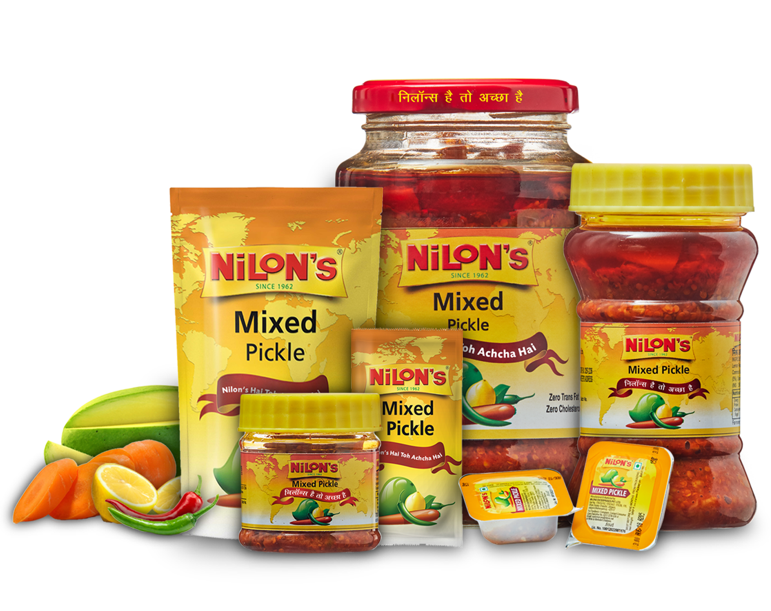 Mixed Pickle PNG Transparent Image