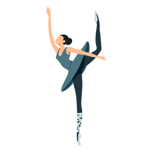 Modern راقصة الباليه صورة شفافة