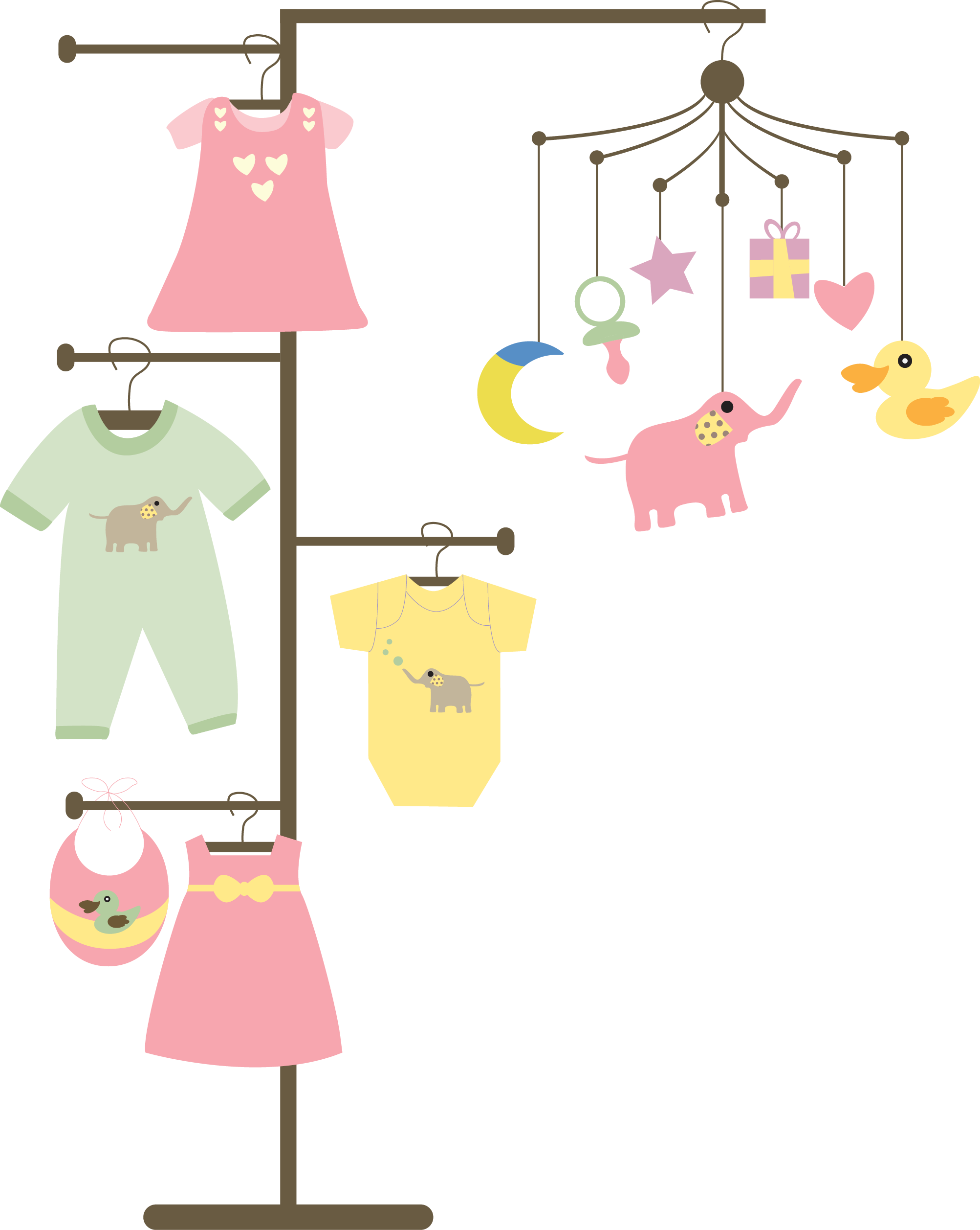 Nouveau-né bébé vêtements libres image PNG