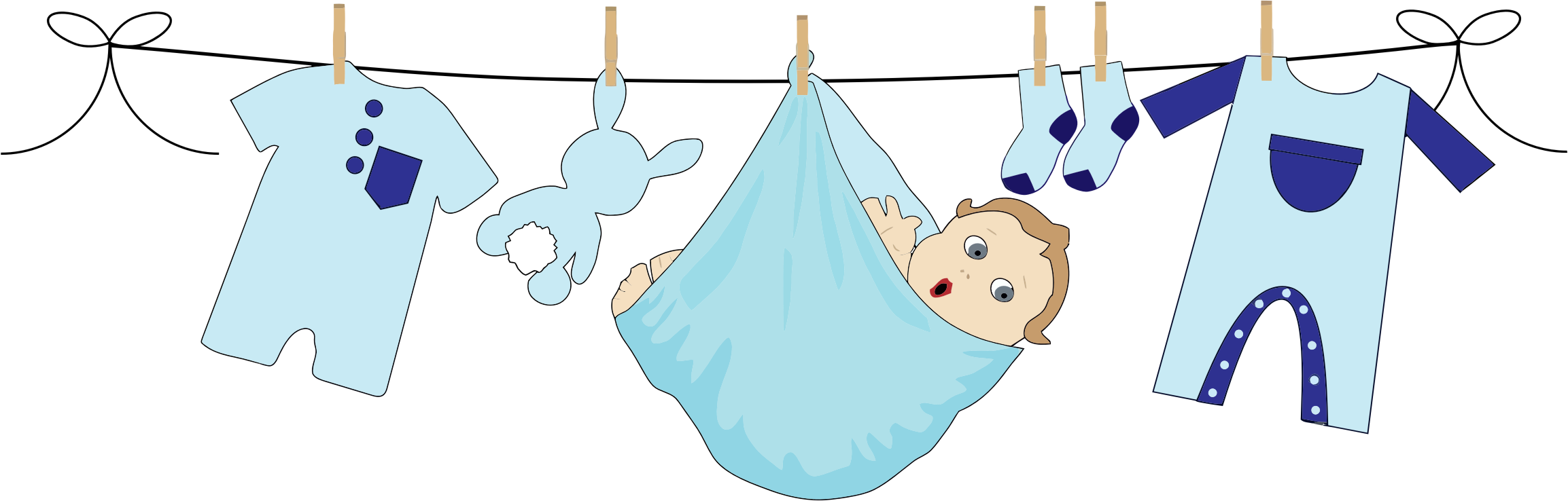 Newborn Baby Clothes PNG Photo