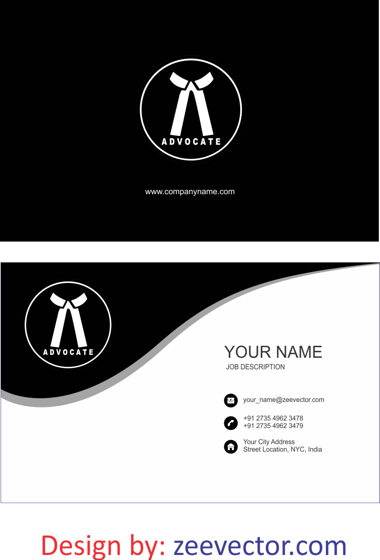 Personal Business Card PNG Image