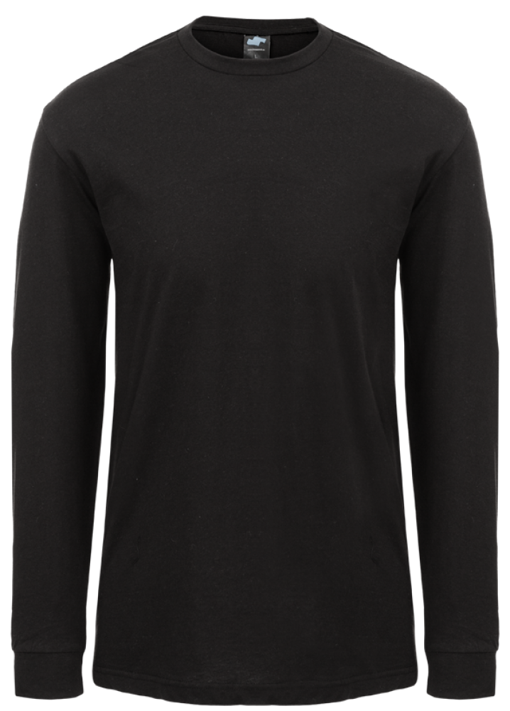 Plain Black T-Shirt PNG Image Background