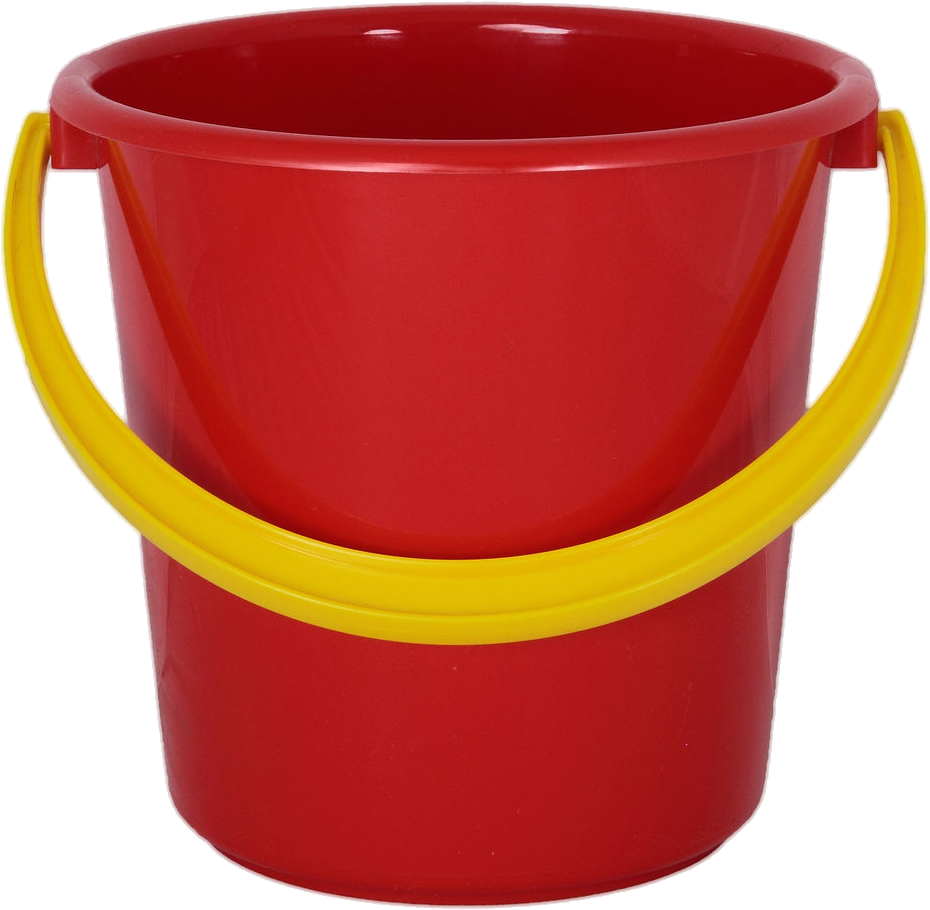 Plastic Bucket PNG Image