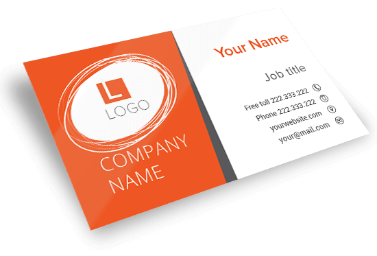 Professional Business Card PNG Photo