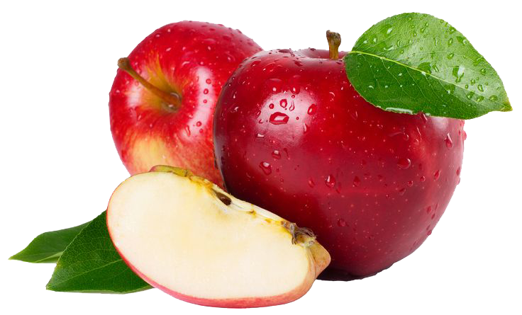 الأحمر التفاح الفاكهة صورة شفافة