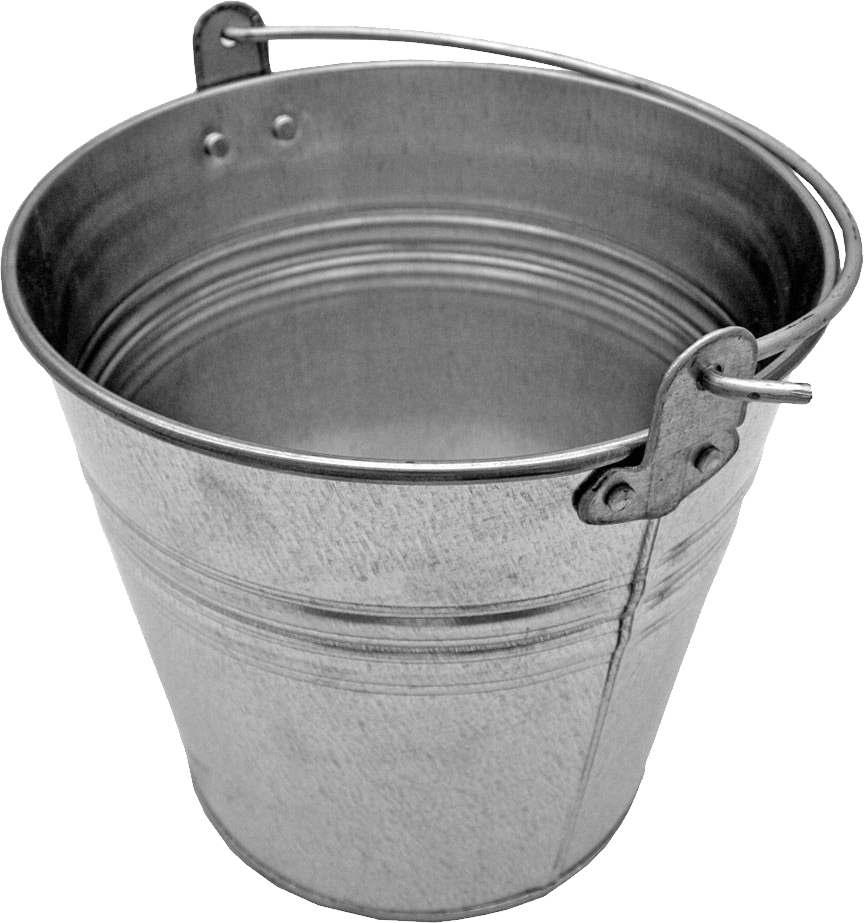 Steel Bucket PNG Photo