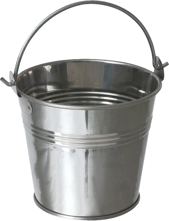 Steel Bucket Transparent Image