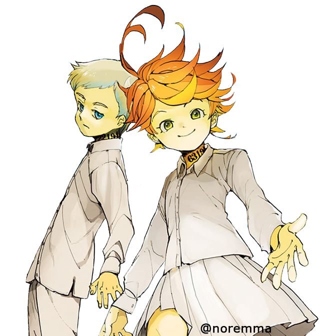 The Promised Neverland Manga Series PNG Free Download