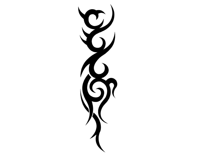 Tribal Arm Tattoo PNG Image