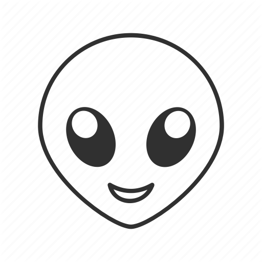 Vector Alien Emoji Free PNG Image