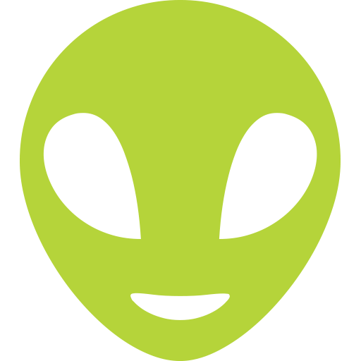 Vector Alien Emoji PNG Image Background