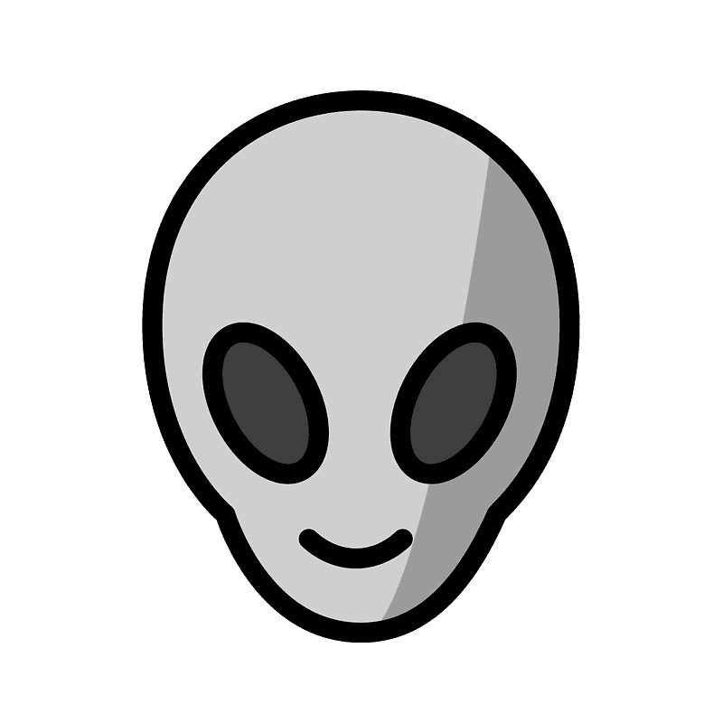 Vector Alien Emoji PNG Image