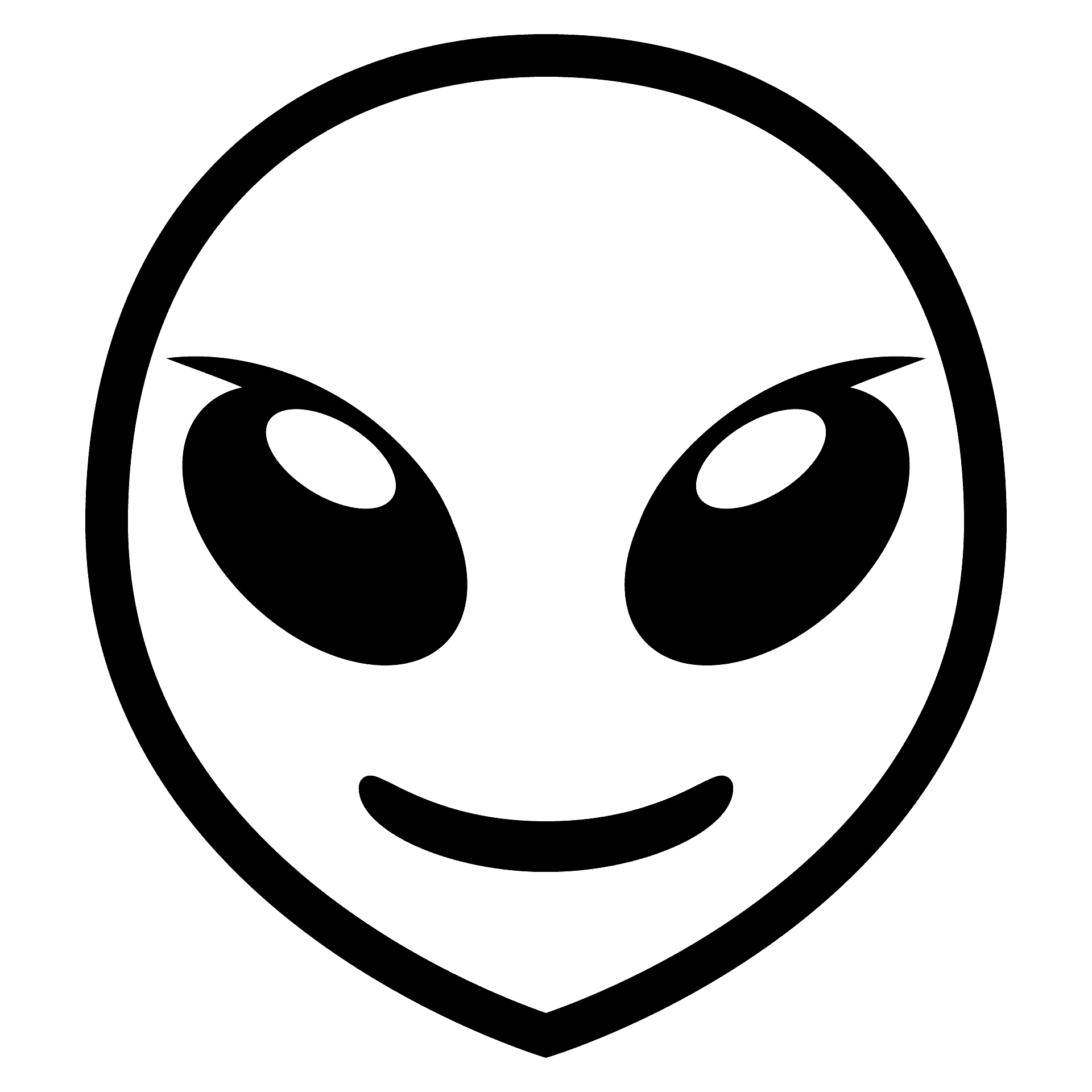 Vector Alien Emoji PNG Photo