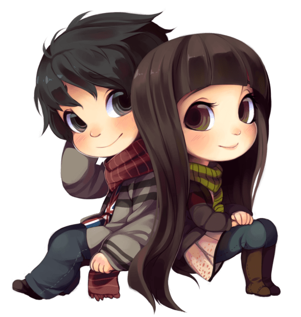 Vector Anime Couple PNG Free Download | PNG Arts