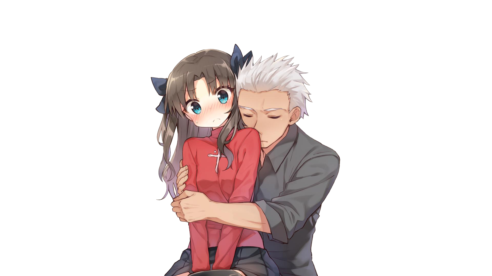 Vector Anime Couple PNG Transparent Image