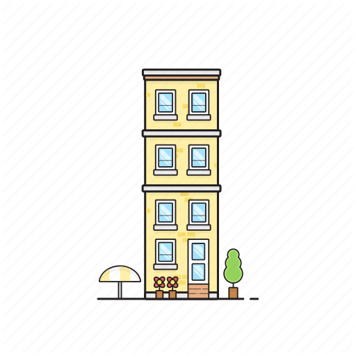 Vector Apartment Free PNG Image