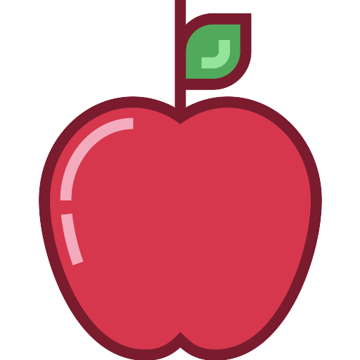 Vector Apple Fruit PNG Hoogwaardige Afbeelding