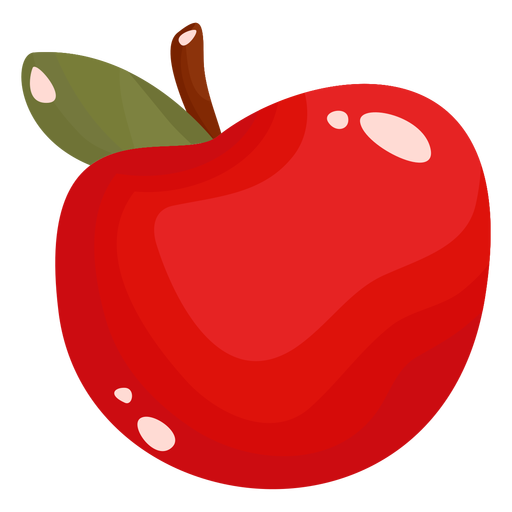 Vector Apple Fruit PNG-Afbeelding