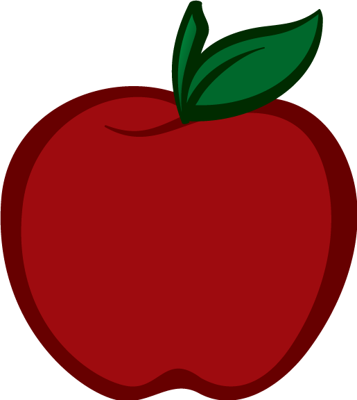 Vector appel fruit Transparant Beeld