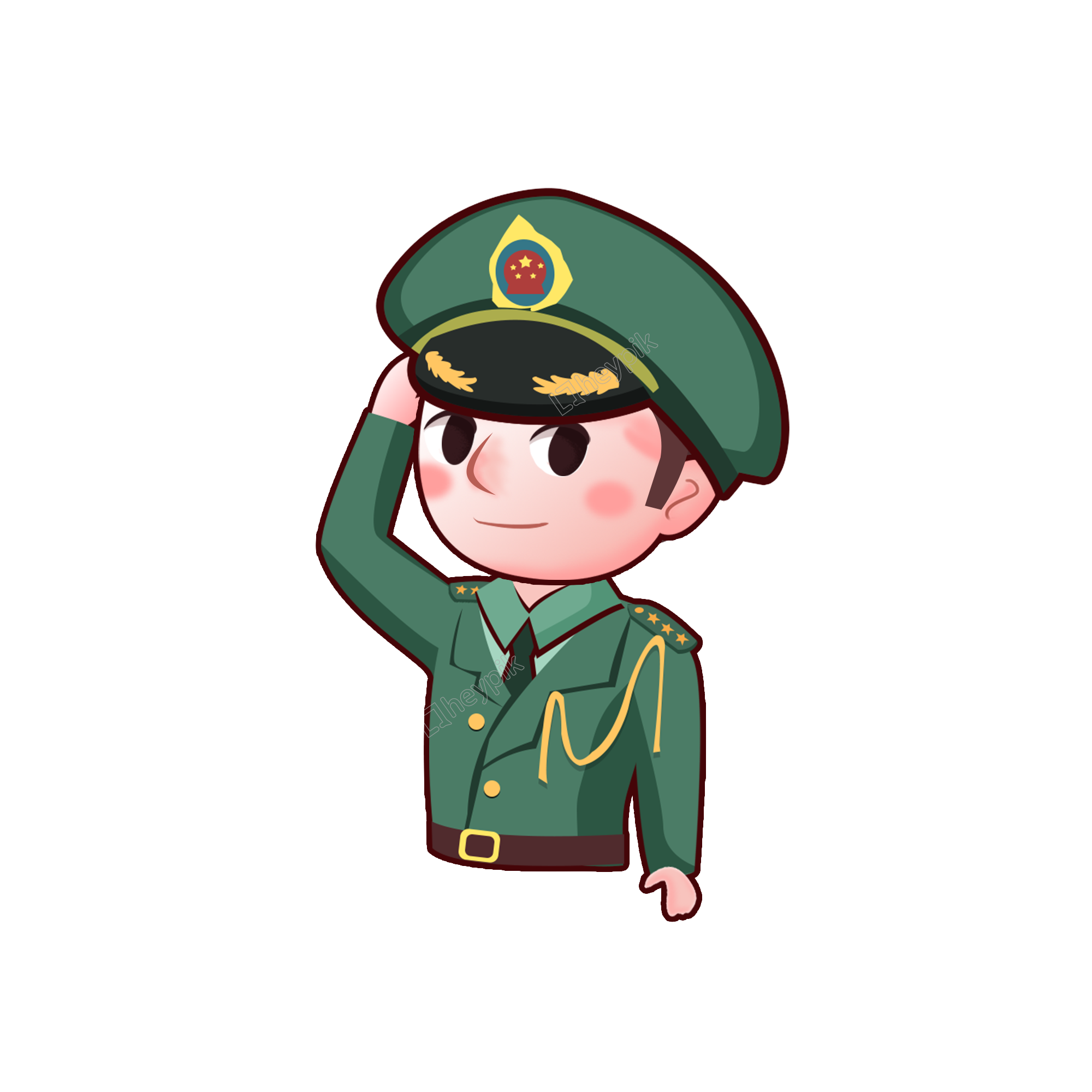 Vector Army Transparent Image