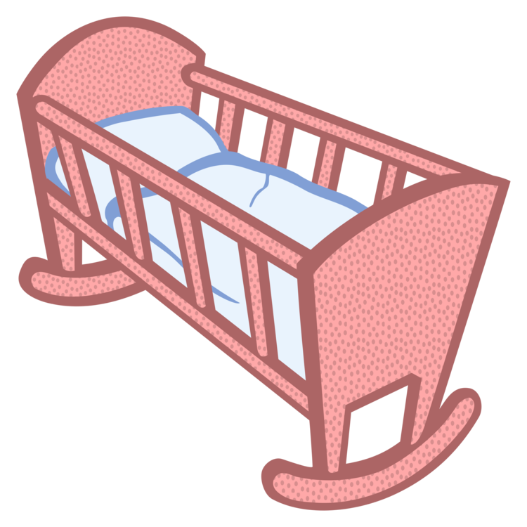 Vector Baby Bed PNG Pic