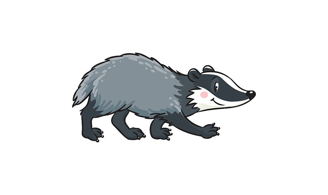 Vector Badger Gratis PNG-Afbeelding