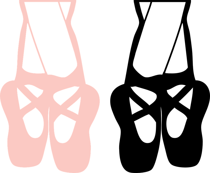 Chaussures de ballet de vecteur PNG Transparent image