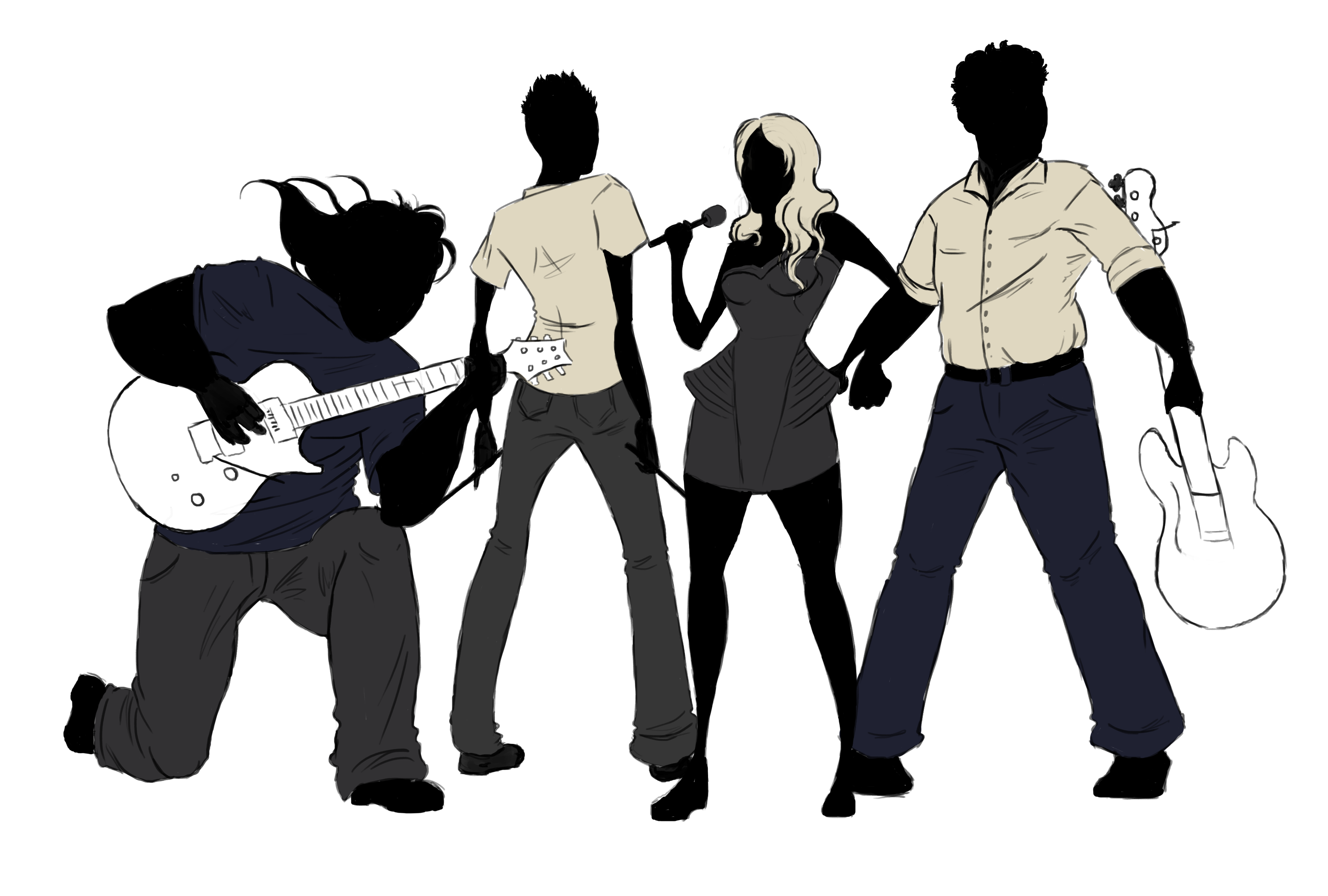 Vector Band PNG High-Quality Image