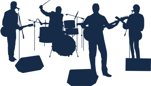 Vector Band PNG Image Background