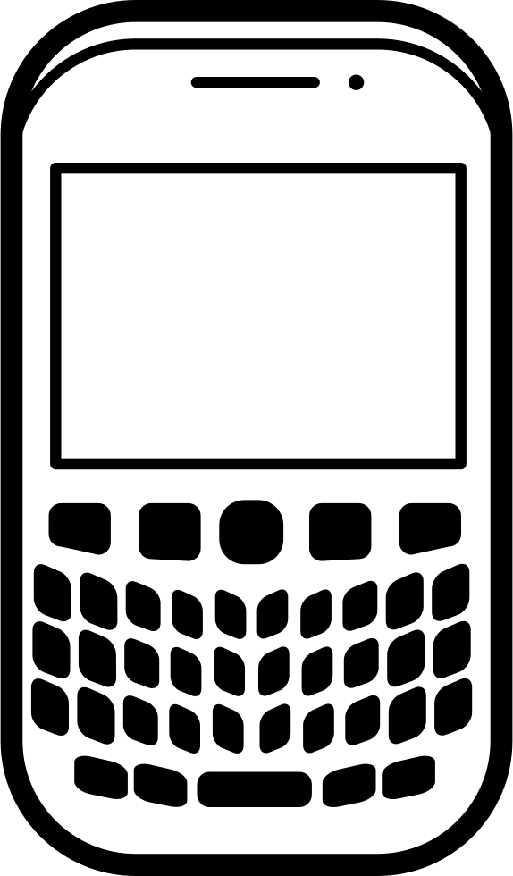 Vector BlackBerry Mobile PNG Free Download
