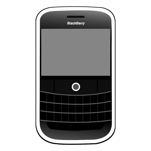 Immagine Trasparente del PNG mobile di Blackberry di vettore