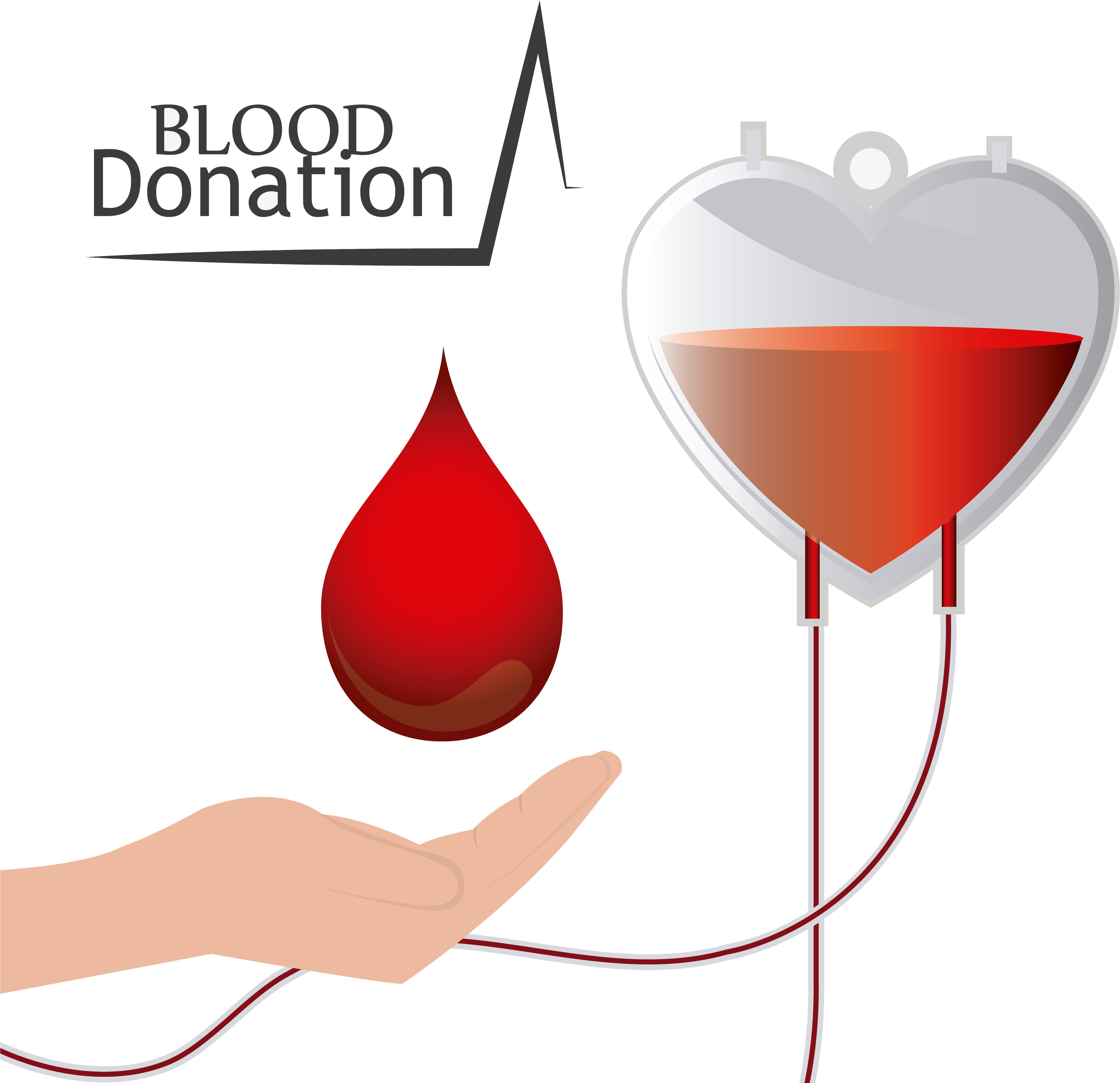 Vector Blood Donation PNG Free Download