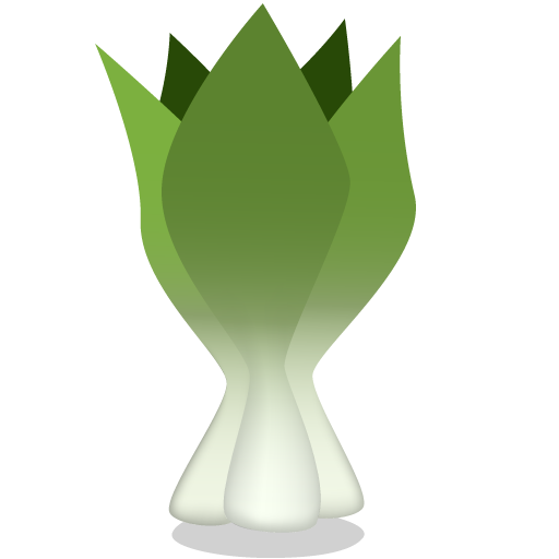 Vector Bok Choy PNG Image Background