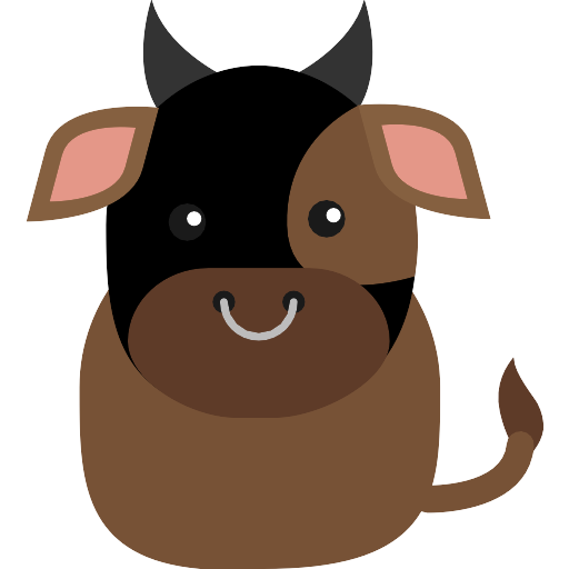 Vector Bull PNG High-Quality Image