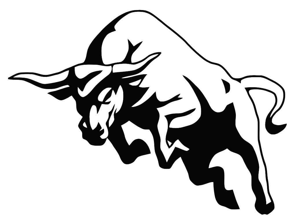 Vector Bull PNG Image Background