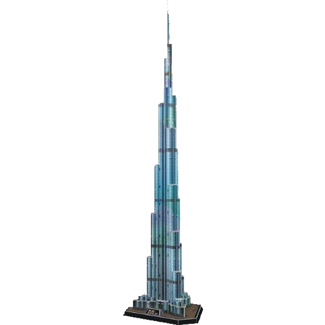 Immagine Trasparente di Burj Khalifa vettoriale