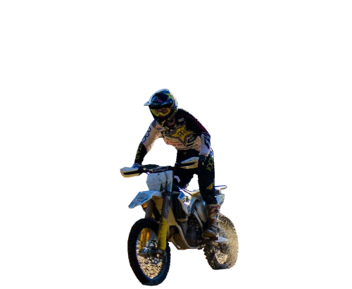 Retrato motocross PNG imagem