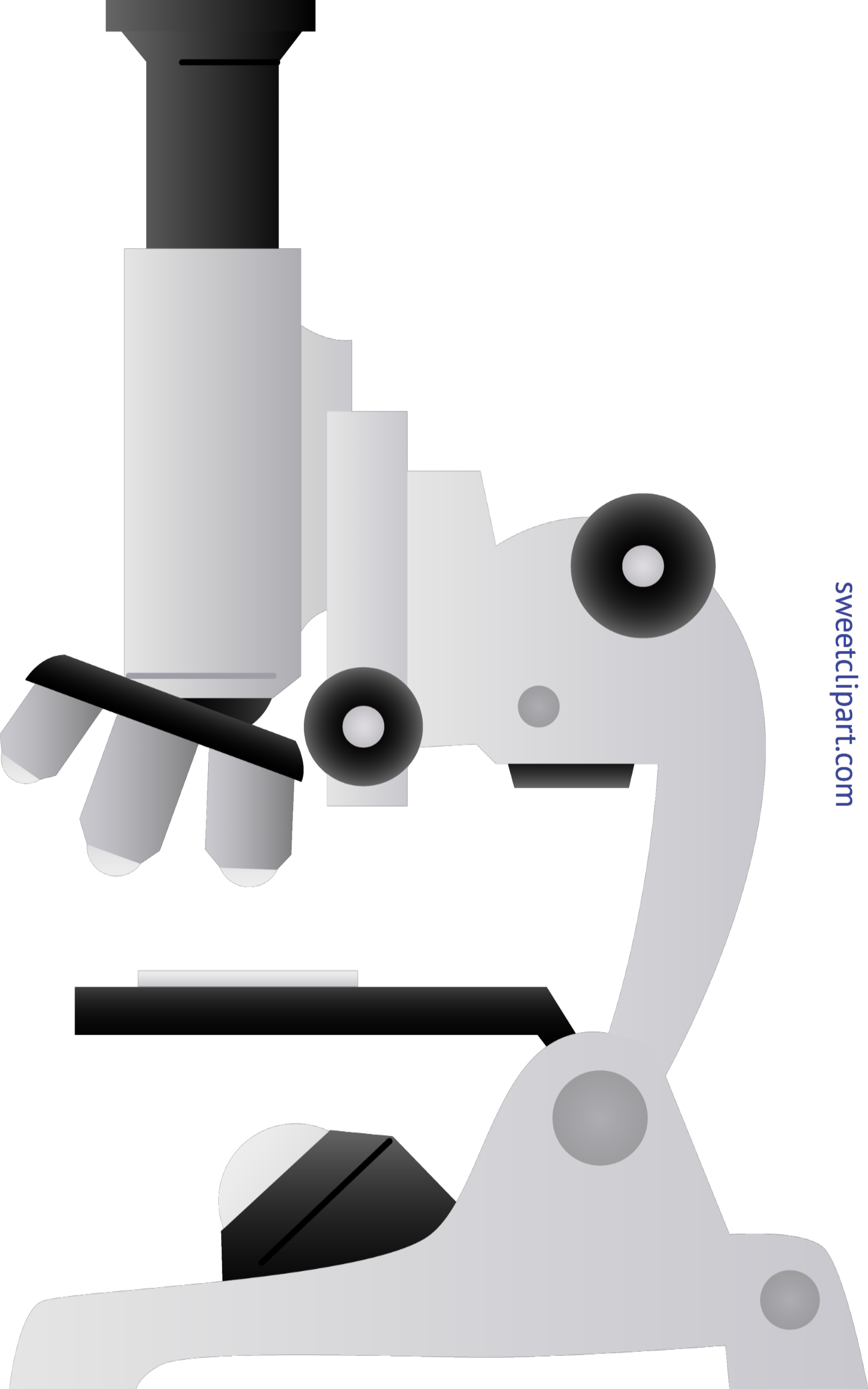White Microscope PNG Picture