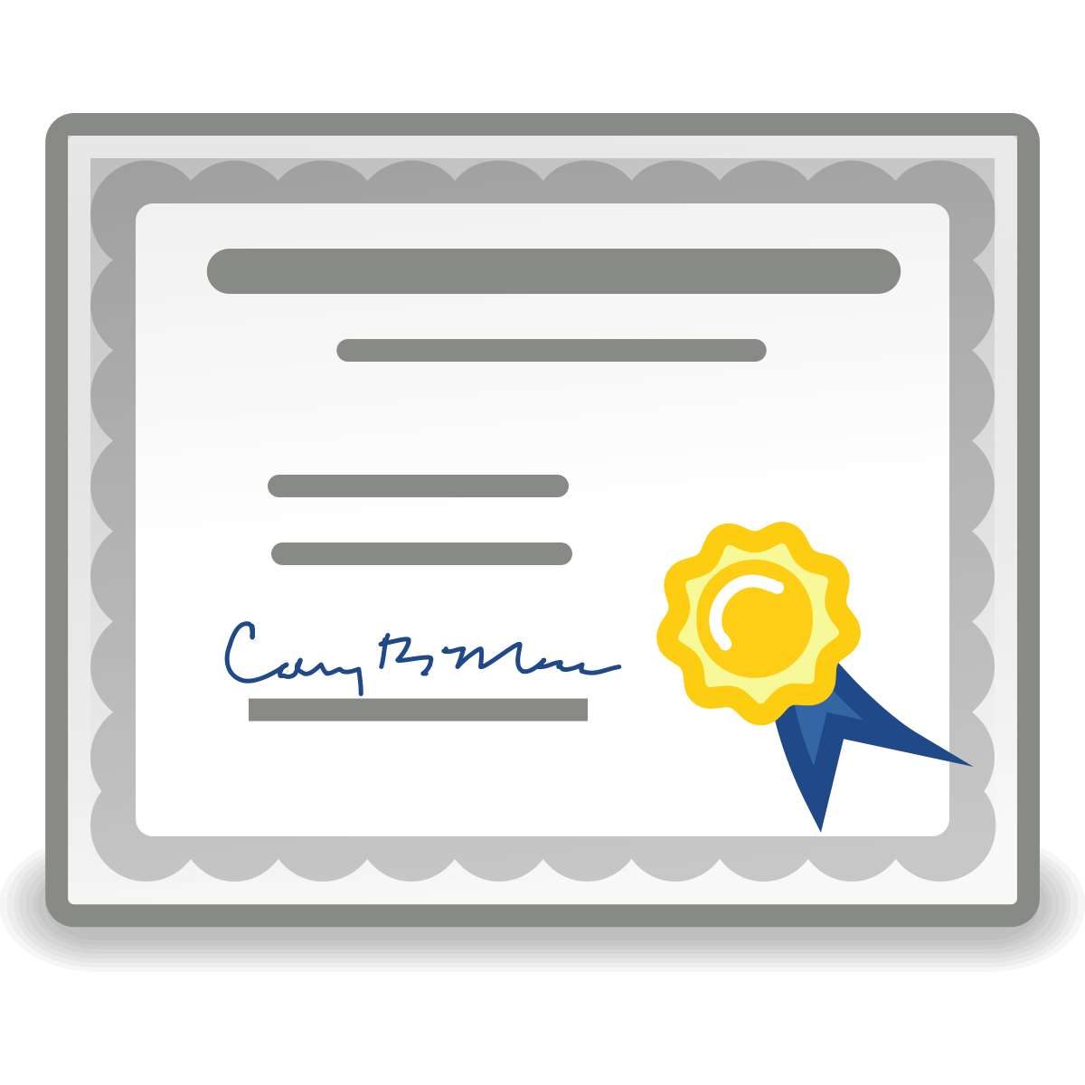Appreciation Certificate PNG Image Background