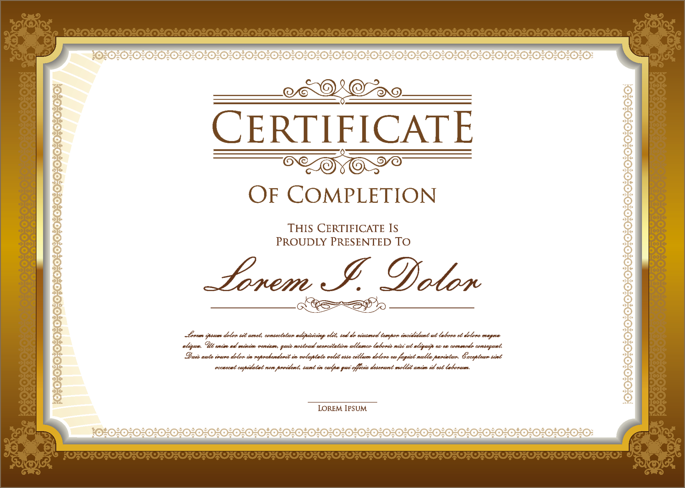 Appreciation Certificate Transparent Image